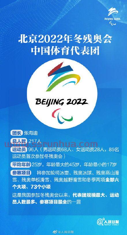 2021残奥运赛程表（残奥运会比赛赛程）